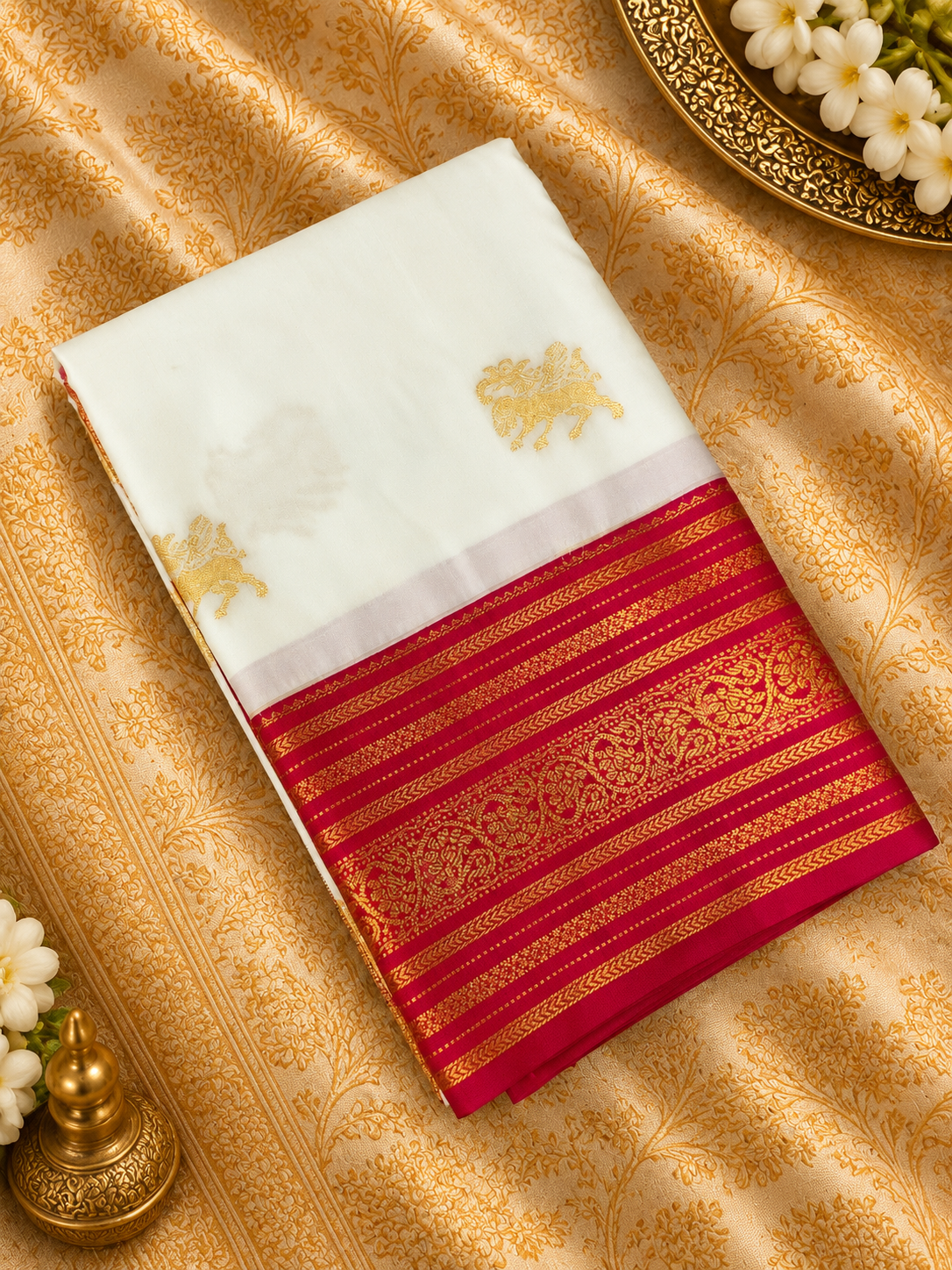 Premium Mini Kanchi Silk Saree - 902819
