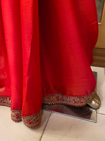 Designer Fancy Saree With Work