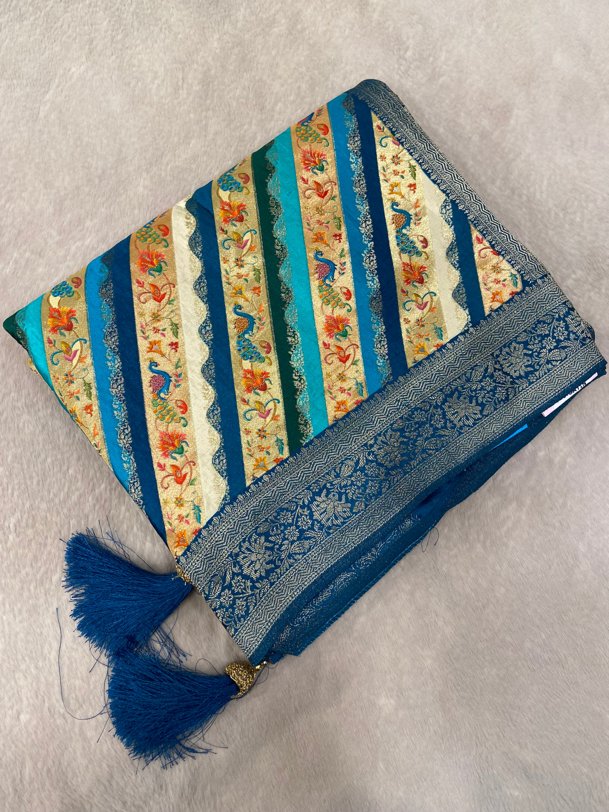 Premium Banarasi Crepe Saree