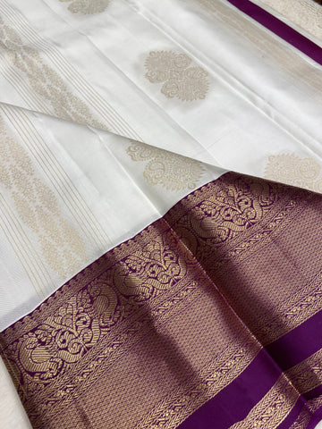 Pure Kanjeevaram silk mark certified saree