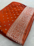 Pure Crepe Satin Silk Saree
