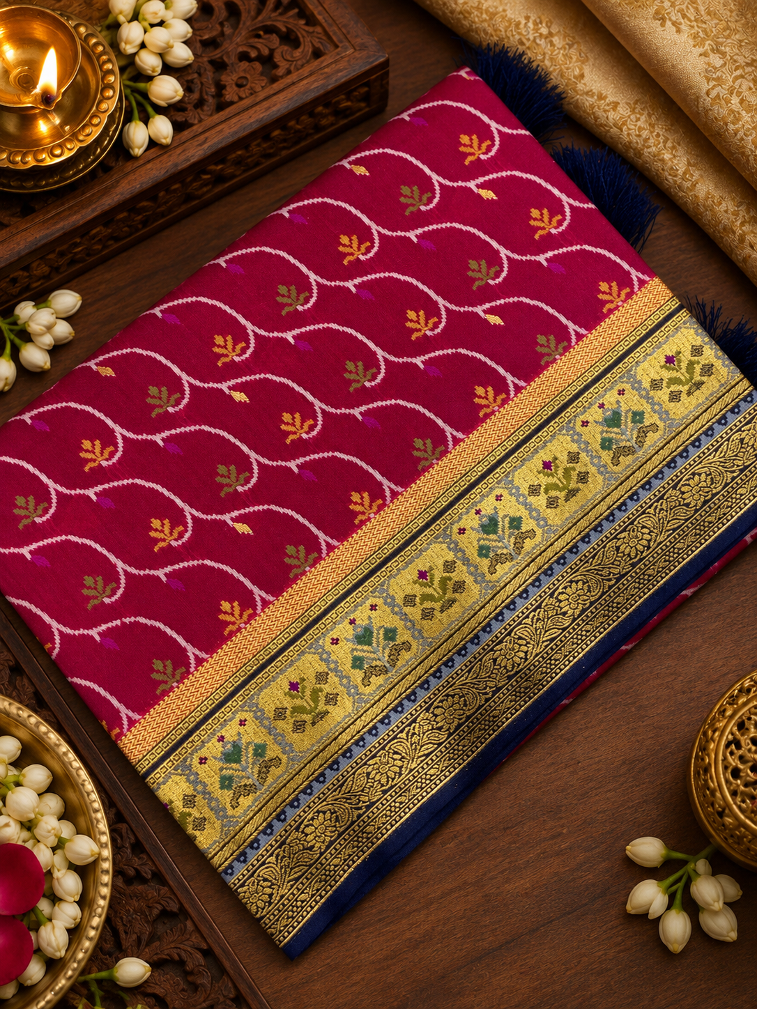 Premium Pochampally Silk Saree -902123