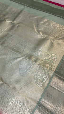 Pure Kanjeevaram silk mark certified saree