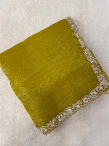 Designer cocktail saree