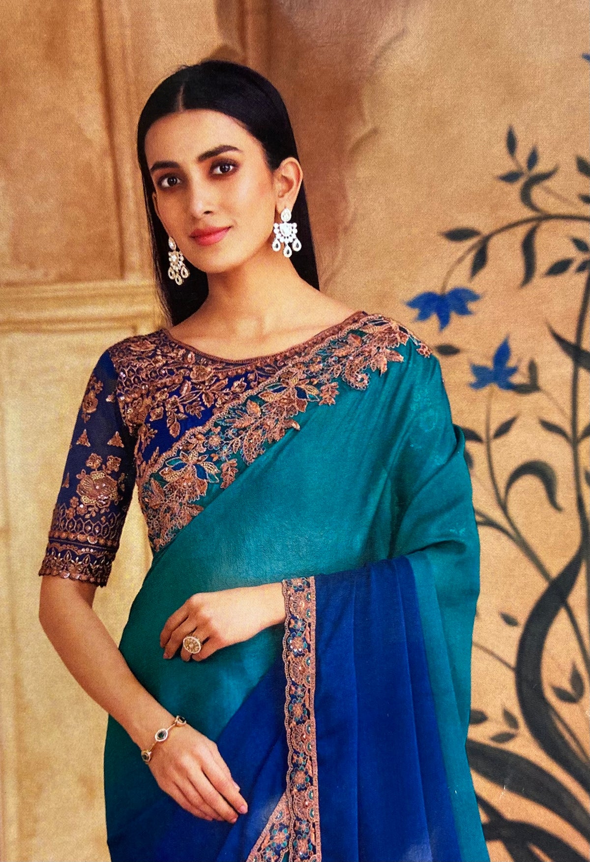 Designer Cocktail Saree