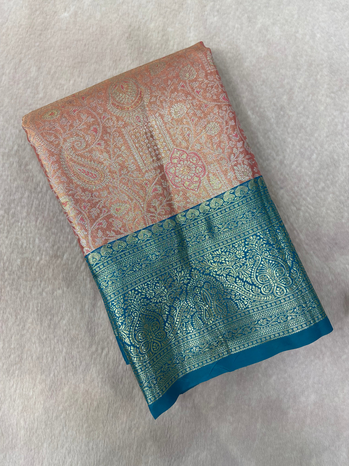 Bridal Semi Tissue Silk Saree