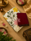 Chiffon Embroidery Saree