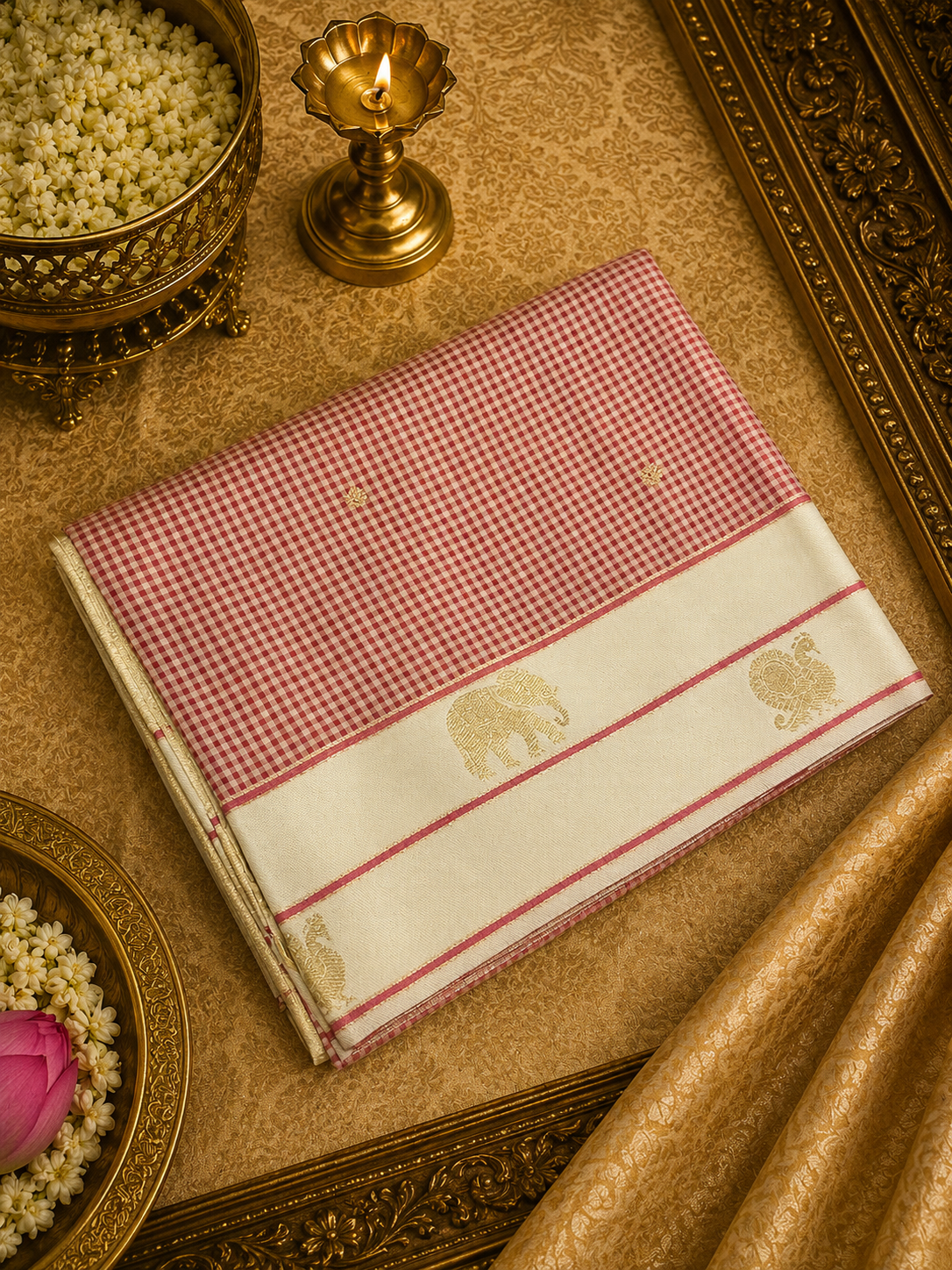 Premium Semi Kanjeevaram Silk Saree