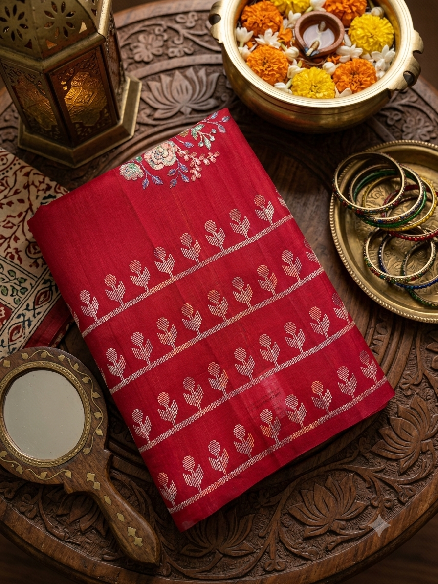 Premium Butter Silk Saree - 901792