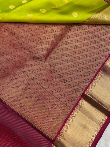 Pure Kanjeevaram silk mark certified saree