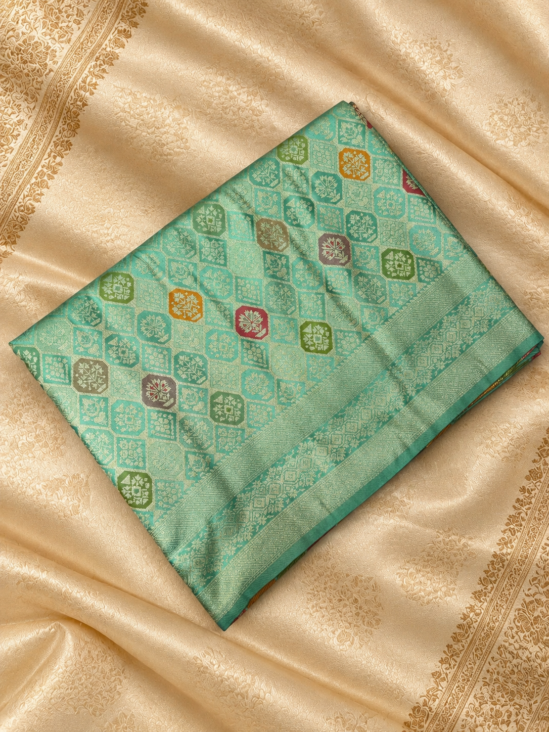 Premium Banarasi Crepe Satin Silk Saree -902692
