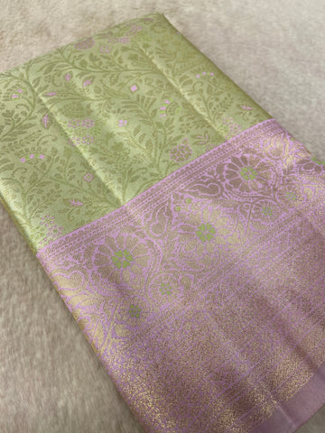 Bridal Semi Tissue Silk Saree