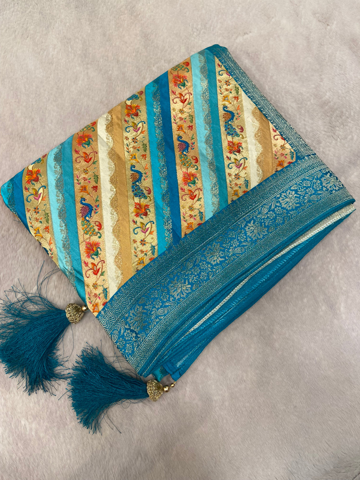 Premium Banarasi Crepe Saree