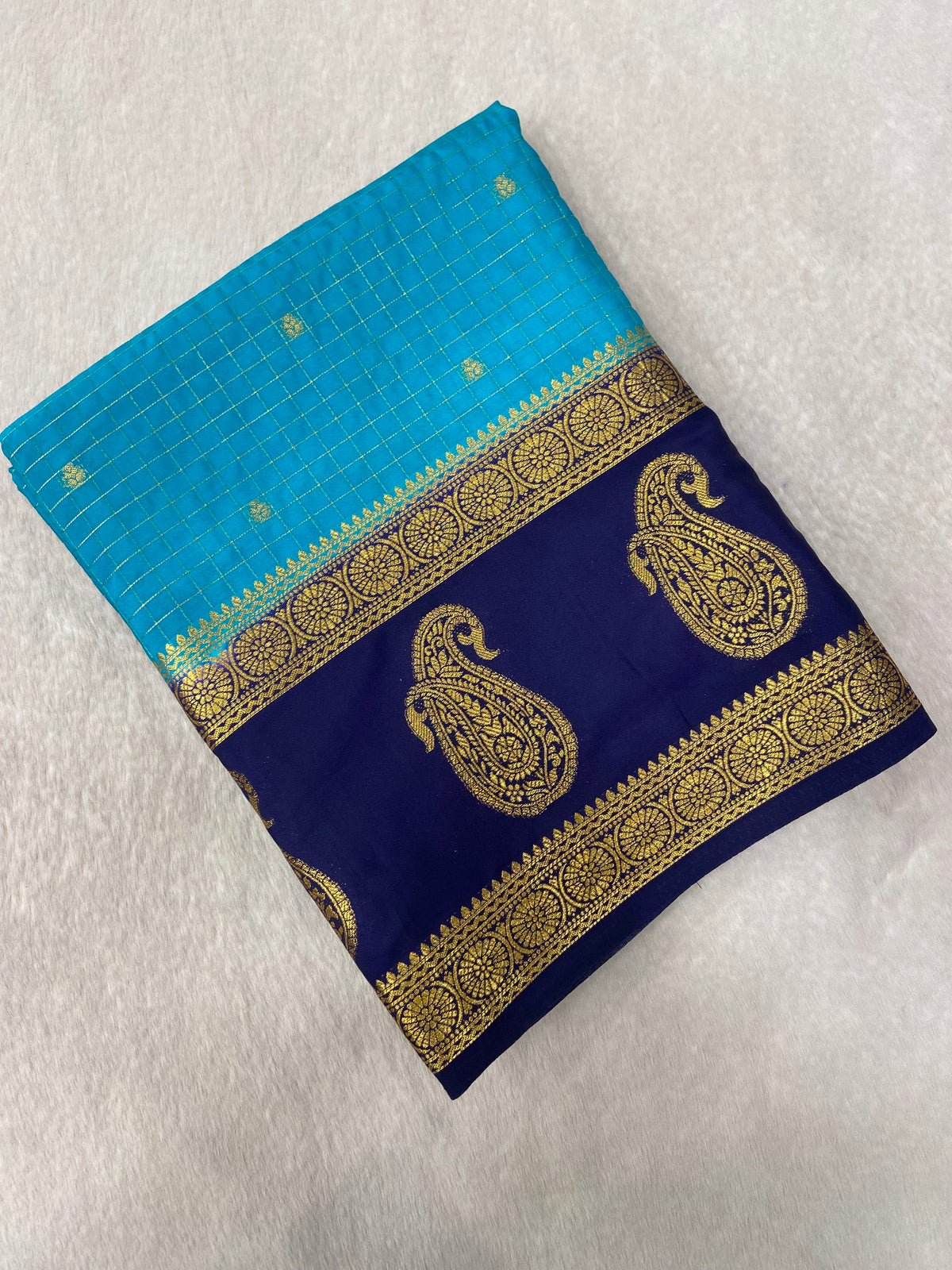 Premium Semi Mysore Crepe Silk Saree