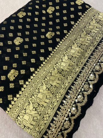 Pure Chinnon Saree