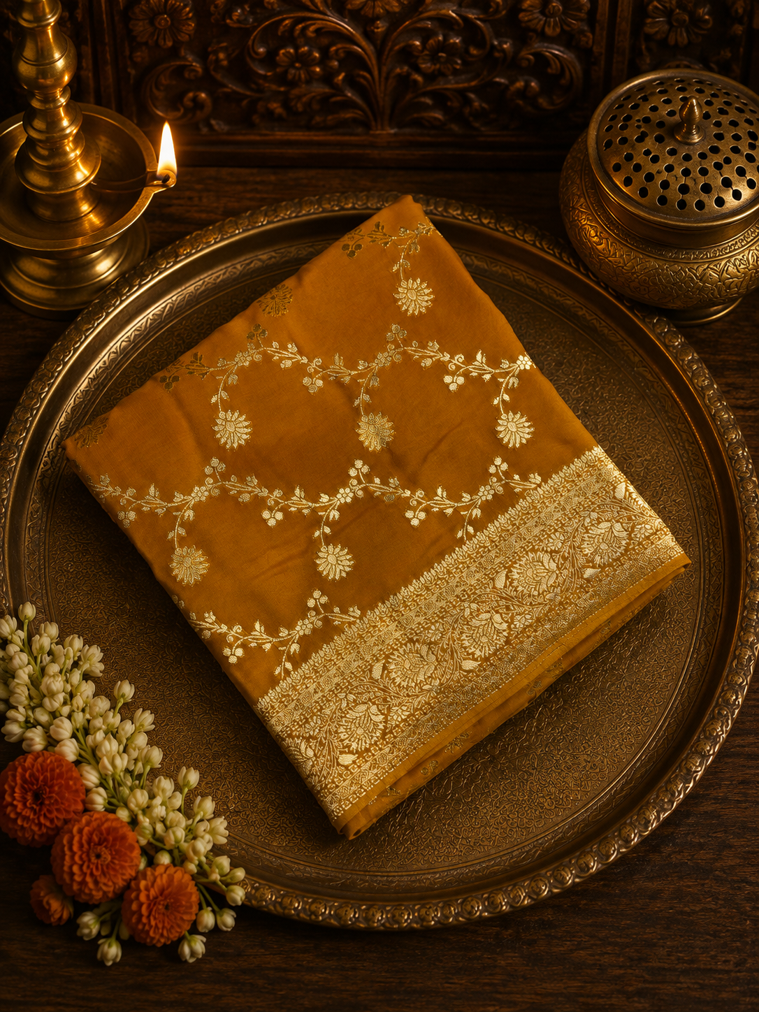 Premium Crepe Georgette Saree