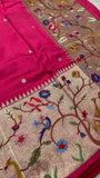 Pure Tissue Organza With Paithani Border -901992