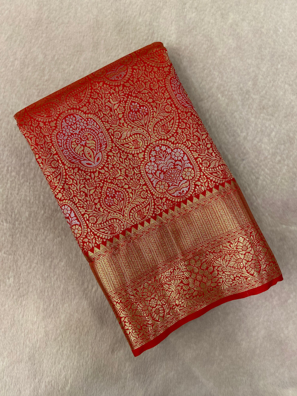 Bridal Semi Tissue Silk Saree