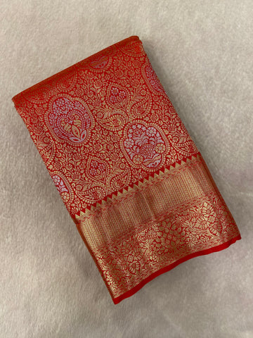 Bridal Semi Tissue Silk Saree