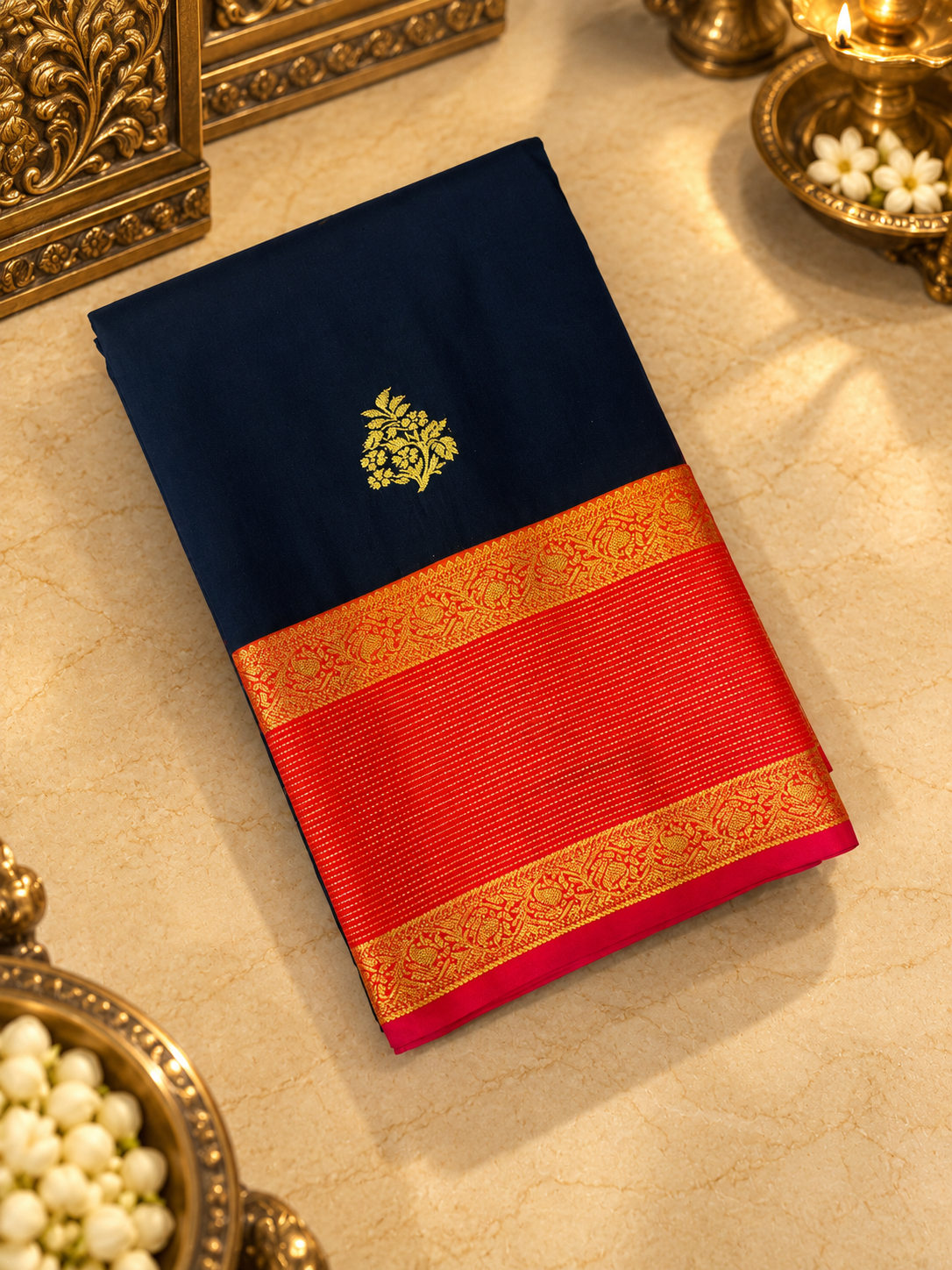 Premium Mini Kanchi Silk Saree- RF1358