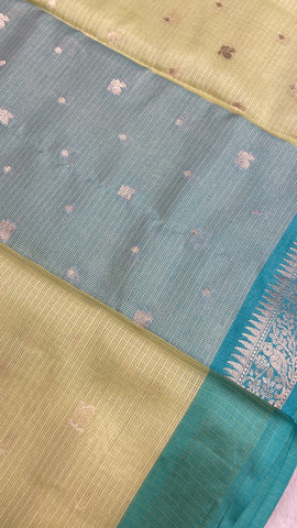 Premium Soft Organza Saree 💚