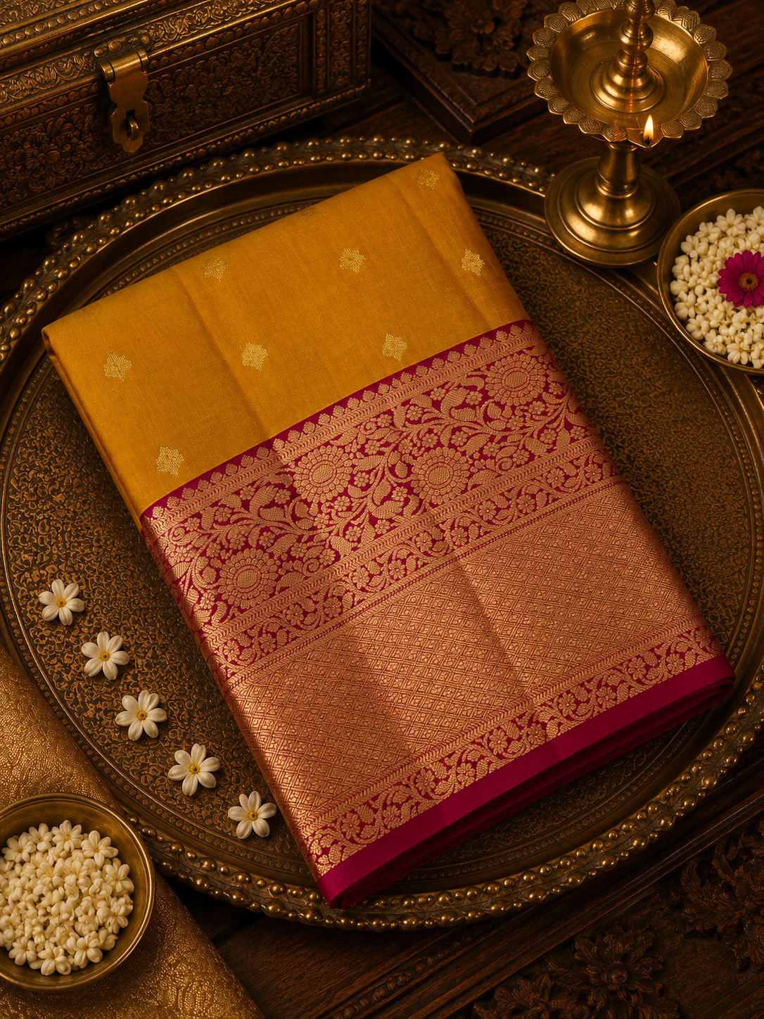 Pure Kanjeevaram Silk Saree