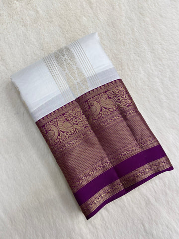 Pure Kanjeevaram silk mark certified saree