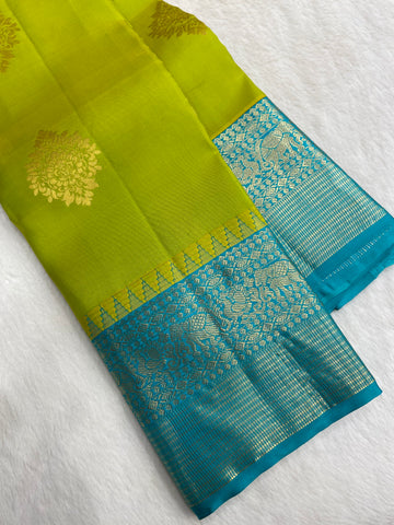 Pure Kanjeevaram silk mark certified saree