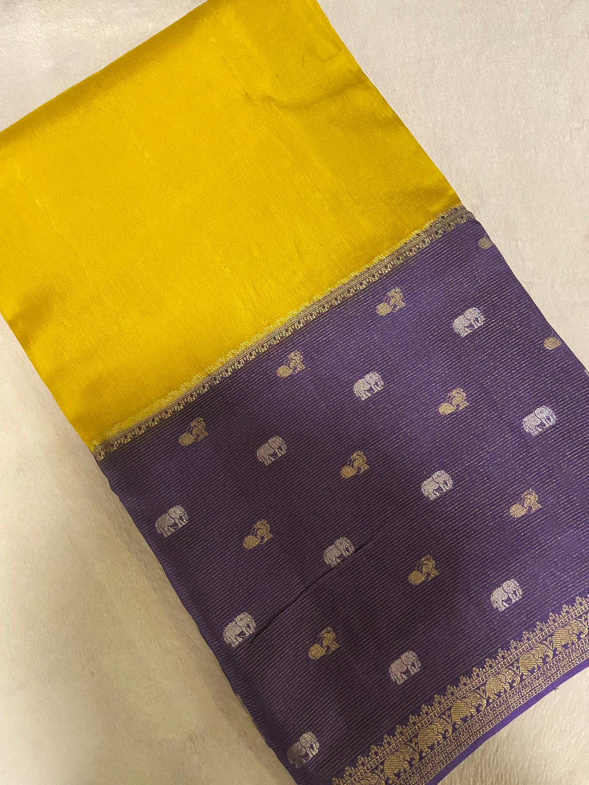 Premium semi Kolkata crepe silk saree