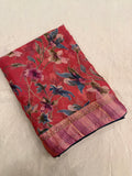 Chiffon Brasso Saree (light pink)