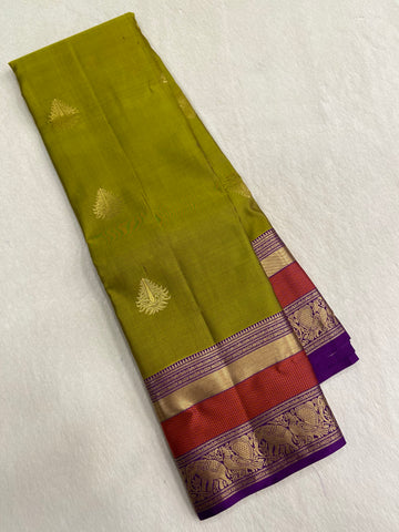 Pure Kanjeevaram silk mark certified saree