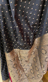 Pure Mix Crepe Satin Silk Saree