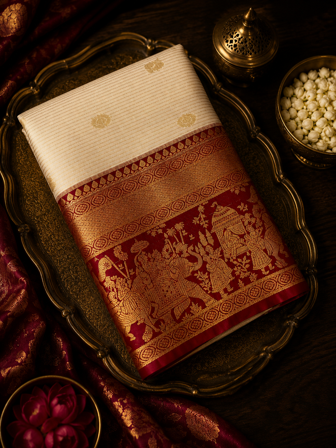 Premium Semi Kanchipuram Silk Saree