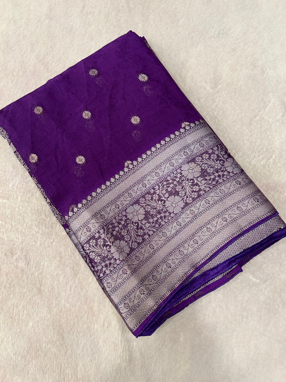 Premium Dola Silk Saree💜