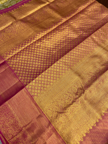 Pure Kanjeevaram Silk certified Saree