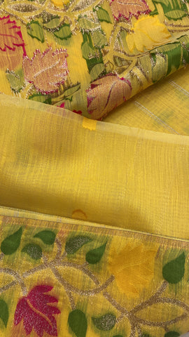 Premium soft Organza saree