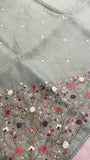 Premium Soft Organza Saree With Embroidery - 901991