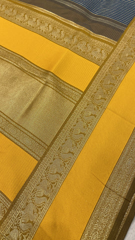 Semi Kanchipuram Silk Saree🌌