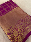 Premium Bridal Semi Kanchipuram Silk Saree - 902785