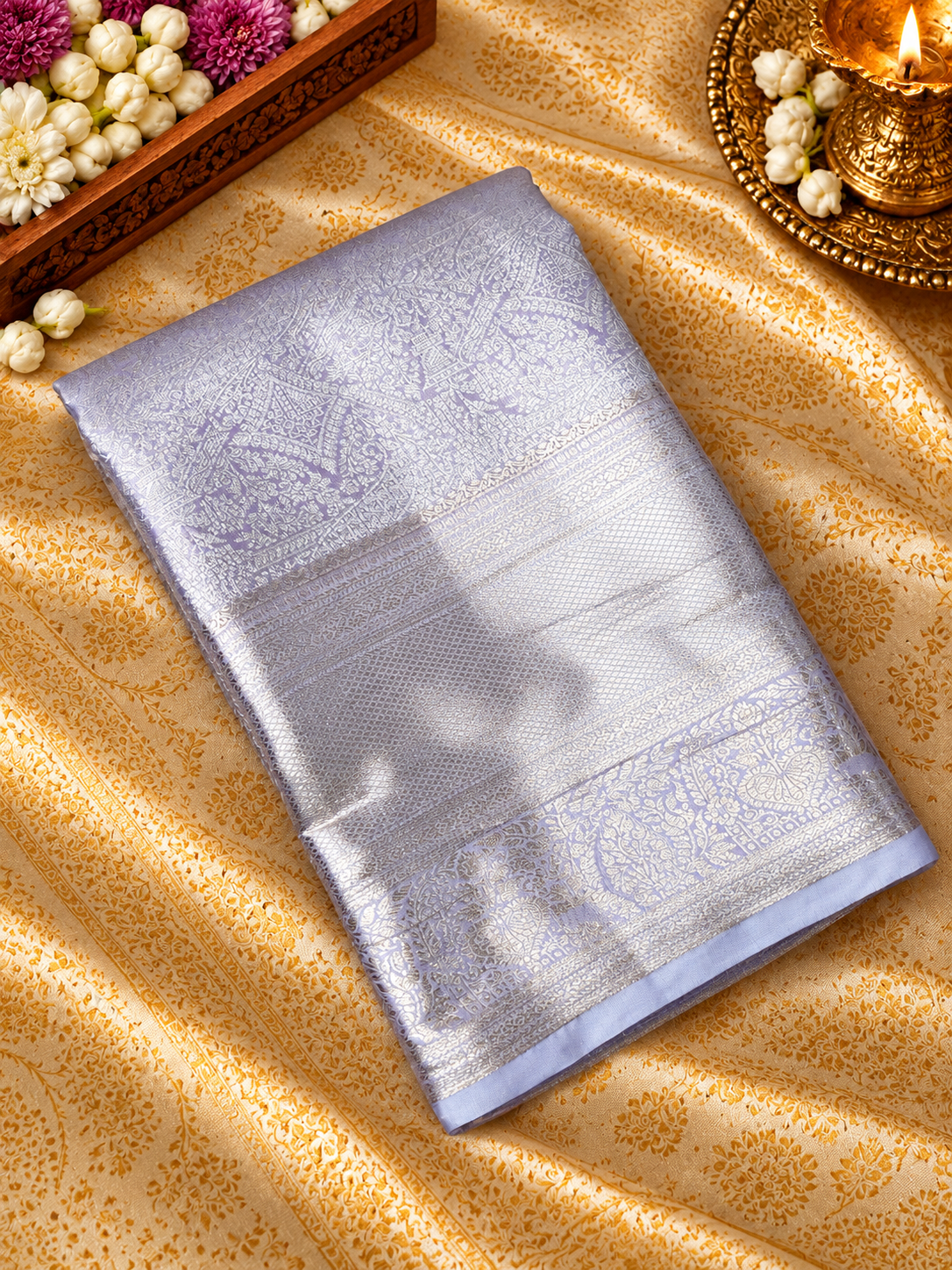 Premium Bridal Semi Kanchipuram Silk Saree - 901998