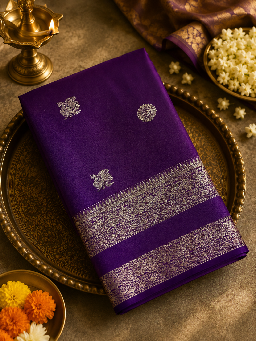 Premium Semi Kanchipuram Silk Saree