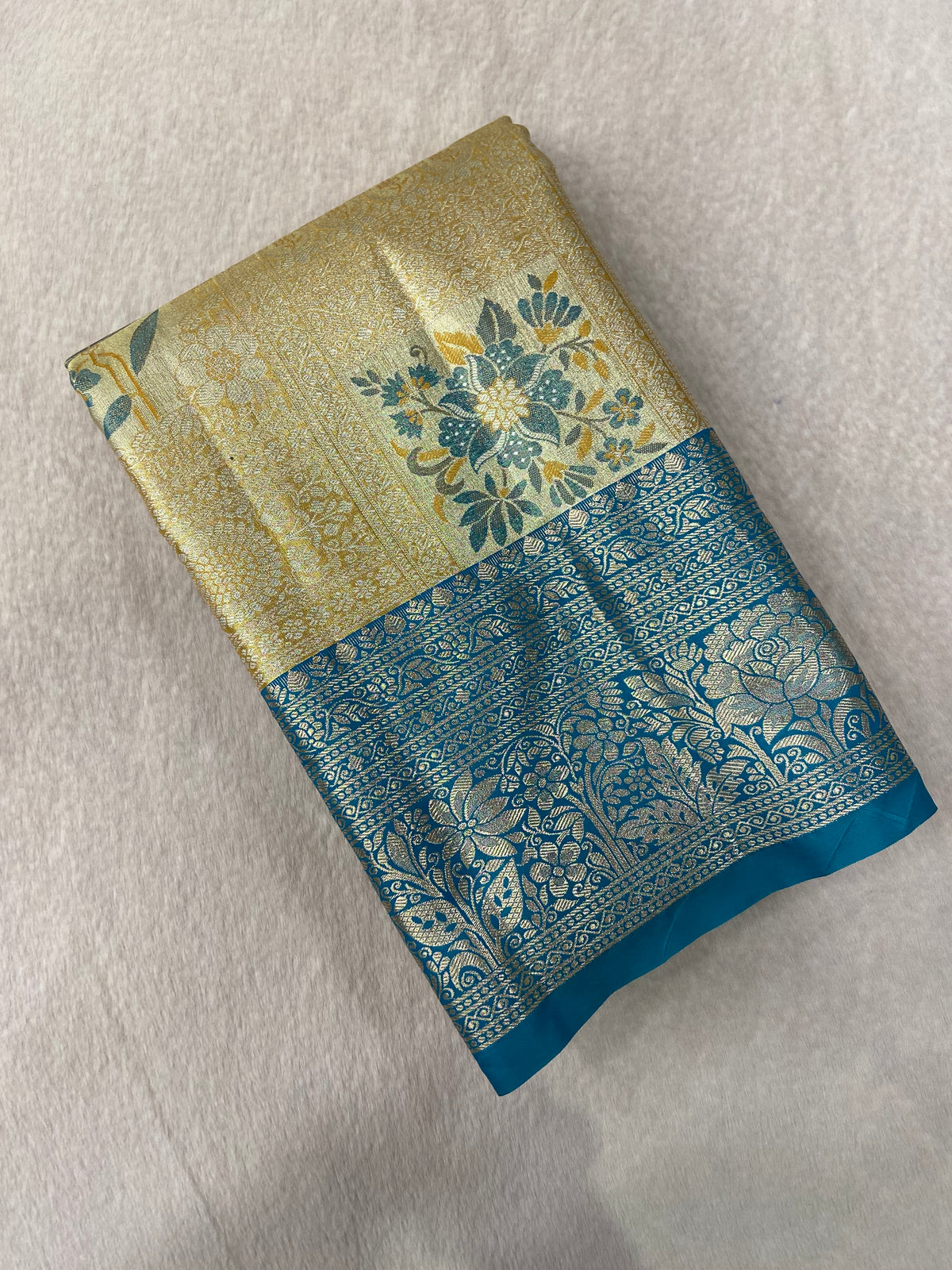 Bridal Semi Tissue Silk Saree