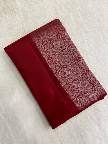 Half mix Kanjeevaram silk saree