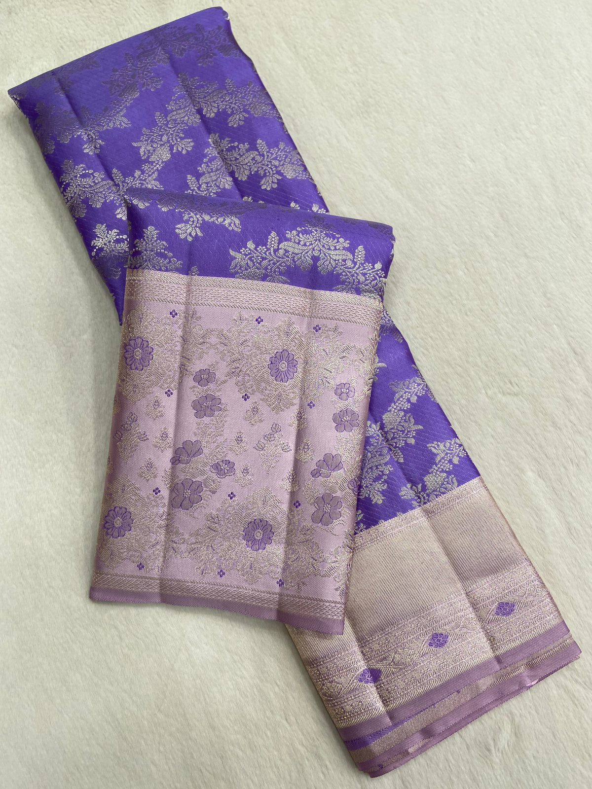 Pure Zari Handloom Kanjeevaram Silk Mark Certified Saree