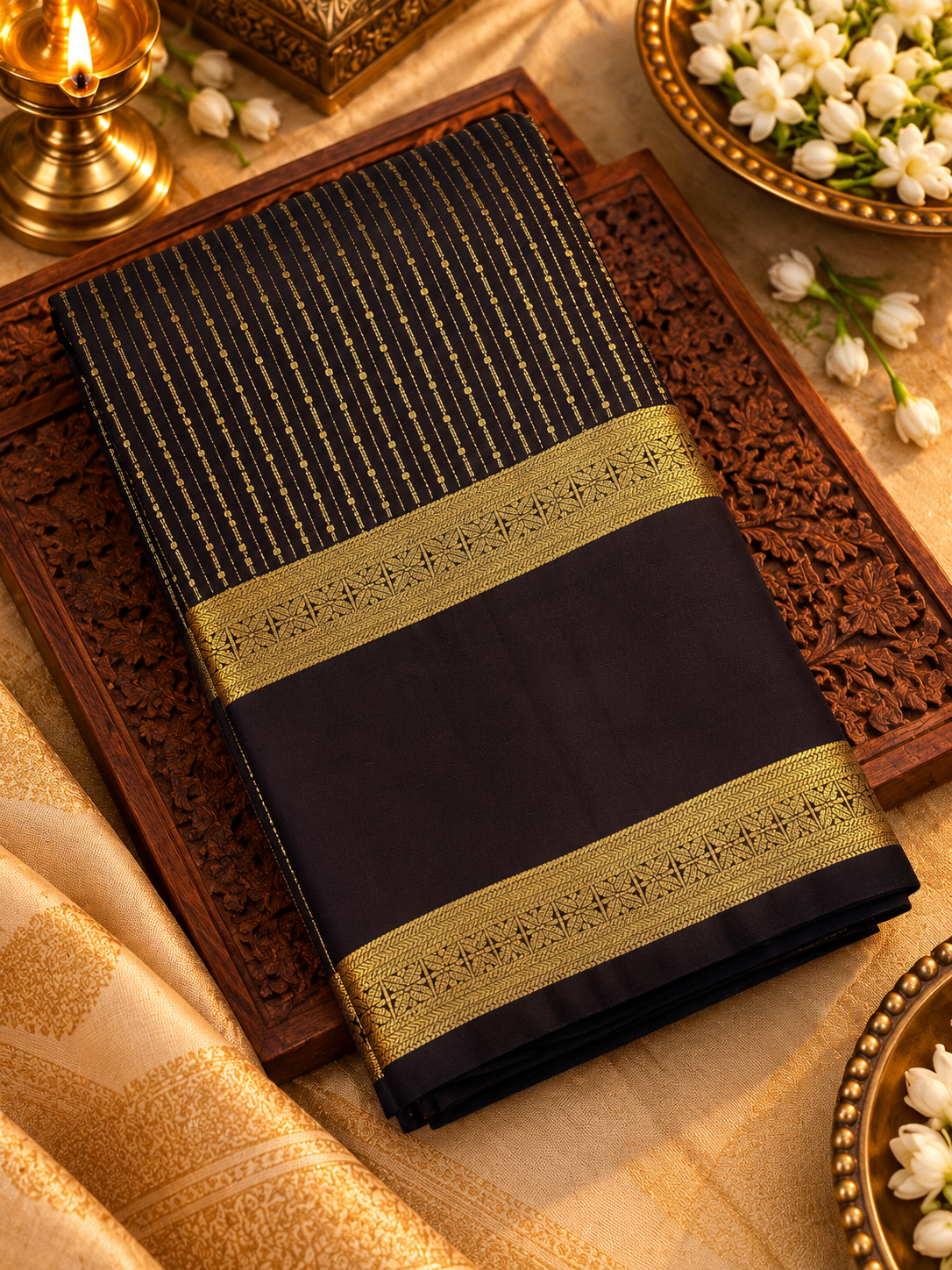 Premium Mini Kanchi Silk Saree- RF1307