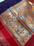 Premium Quality Tussar Saree in Paithani Weaves With Satin Border