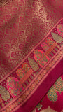 Premium Banarasi Crepe Satin Silk Saree - 902824
