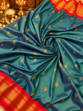 Premium Quality Semi Paithani Silk Saree - 902474