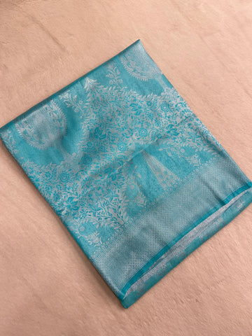 Premium Soft Bridal Tissue Semi Silk Saree✨