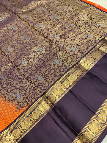 Pure handloom Kanjeevaram silk mark certified saree✨